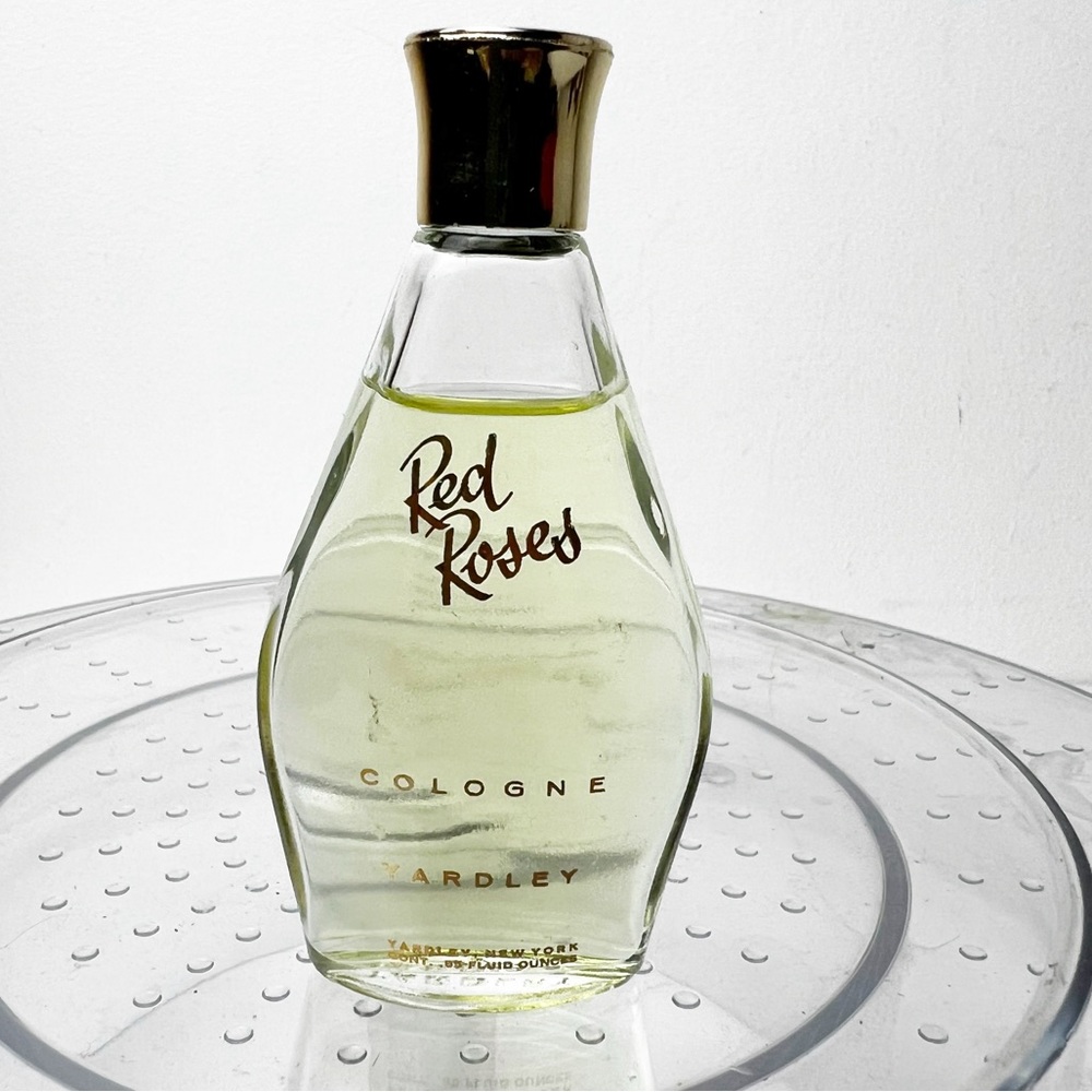 Vintage Yardley Red Roses Cologne Splash 2
Oz 1960s Old Stock Perfume 1oz
